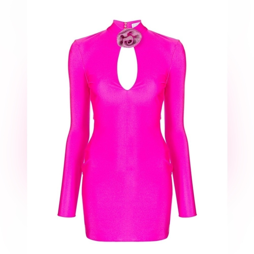 💓Giuseppe Di Morabito Fuchsia cut-out minidress- SIZE: 36 IT US 2..never worn